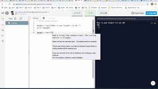 Key Stage 3 python input and print lesson