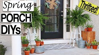 Spring Porch Decorating Ideas ⭐ DIY Farmhouse Front Porch Decor on a Budget