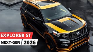 Next-Gen 2026 Ford Explorer ST: Power, Luxury, and Tech