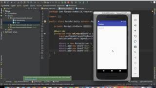 Android Tutorial Part 10 of 100: ArrayList of Users