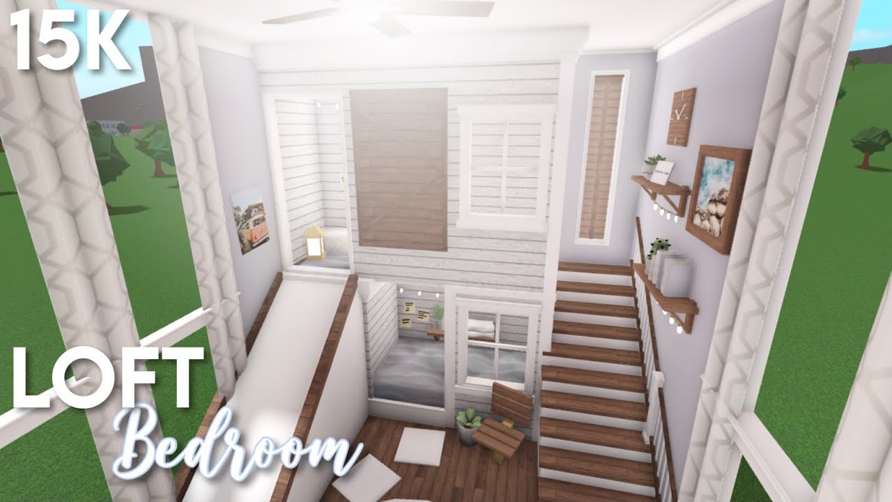 15k Loft Bedroom | Bloxburg ROBLOX Speedbuild - YouTube