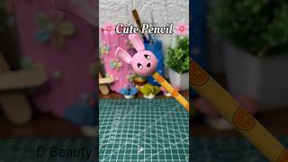 DIY cute pencils 🌼art and craft 🦋#diy #craft #handmade ade