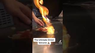 The Ultimate Onion Volcano 🧅🌋#food #volcano #mukbang #cuisine #incredible #鐵板燒