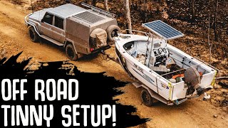 BOAT AND OFF ROAD TRAILER FOR CAPE YORK - Our all rounder Tinny with offroad bush trailer