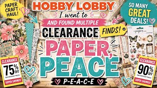 HOBBY LOBBY HAUL! SO MANY CLEARANCE ITEMS