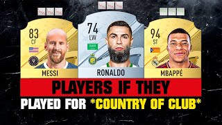 WHAT IF… FOOTBALLERS Played For The COUNTRY OF THEIR CLUB! 🤯😱