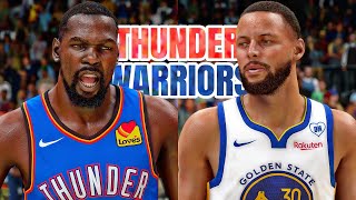 2017 WARRIORS vs 2012 THUNDER | NBA 2K24 (PS5)