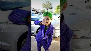 The joker Halloween costume