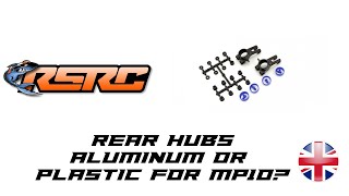 Reno's tutorials: Aluminum vs plastic hubs on Kyosho MP10