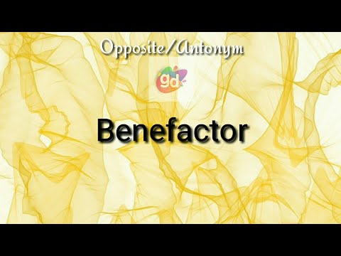 What is the feminine word for benefactor?