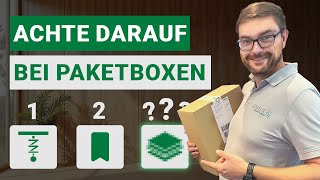 Paketbox kaufen? Darauf MUSST du achten!