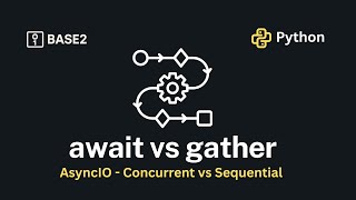 AsyncIO: await vs gather – Concurrent vs Sequential Tasks Explained
