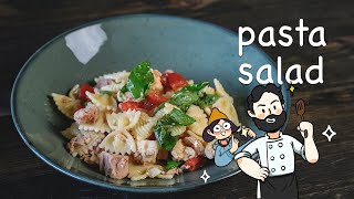 How to Make Italian Pasta Salad | 意大利面色拉 | salad recipes