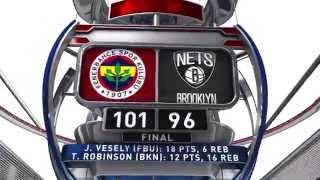 World Tour 2015 Highlights: Brooklyn Nets-Fenerbahce Istanbul 96-101