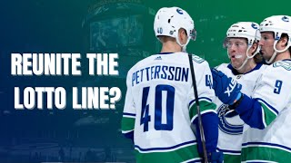 Would Elias Pettersson benefit from reuniting the Lotto Line? | Canucks talk