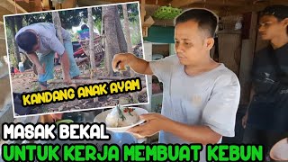 @FfrensTV | AKTIFITAS KESEHARIAN MERANCANG KANDANG ANAK AYAM MERAWAT KEBUN MASAK BEKAL KERJA KEBUN