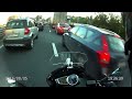 near miss with another bike gl1800 goldwing