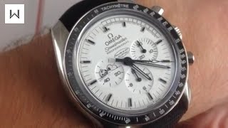 Omega Speedmaster Professional Moonwatch Silver Snoopy 45th Anniversary Luxury Watch Review