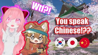 Polyglot SHOCKS people in VRChat by speaking their native language!