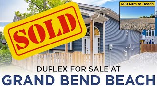 SOLD in GRAND BEND: Duplex! Rare Multi-Unit 2014 Home, 4 Bedroom, Separate Entrances, BY BEACH