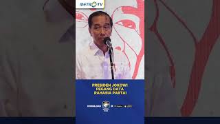 Presiden Jokowi Mengaku Kantongi Data Intelijen Soal Parpol #shorts