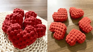 Macrame heart pillow small | easy and fast tutorial | diy valentine's day