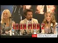 IRON MAN 2 Robert Downey Jr, Scarlett Johansson, Gwyneth Paltrow press conference - April 23, 2010