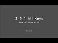 2-5-1 All Keys (90-110 bpm) (no piano) - Jazz Improvisation Jam Backing Track Play Along