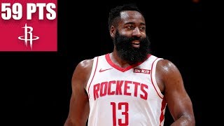 James Harden drops 59 points in historic 317-point game |  2019-20 NBA Highlights