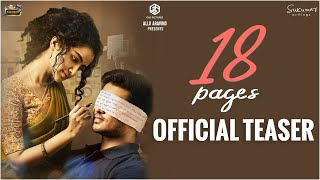 18 Pages Official Teaser || 18 pages movie teaser  || Nikhil 18 Pages Movie || Cinemaizm