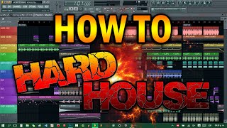 COMO HACER HARD HOUSE