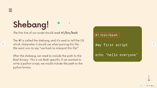 The Significance Of The Shebang