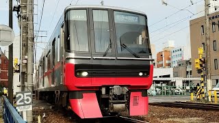 [2023.3.18改正で廃止] 各務原線からの普通|中部国際空港ゆき3R6連ラストラン 3313F+3168F 名鉄岐阜駅8:30発 (2023.3.17撮影)