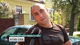 Kerékpárút miatt vágtak egy teljes fasort 18-05-02