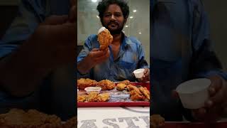 KFC Peri Peri Chicken Eating Challenge | Hot Wings,Zinger Burger | Kadapa Biryani Legpiece🤤 #shorts