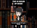 The 10 rules of ikigai #shorts #ikigai