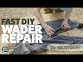 Two Easy Methods to Repair Leaking Waders