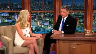 Candice Accola on the Late Late Show of Craig Ferguson April 28 2014