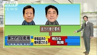 集団的自衛権で大筋合意の公明\