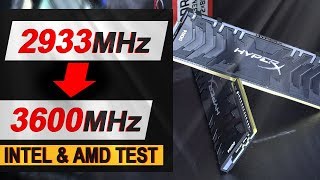 From 2933MHz to 3600MHz !! -- HyperX Predator RGB 16GB DDR4-2933