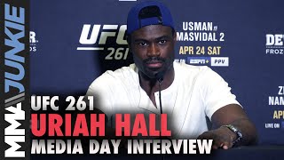 Uriah Hall blasts Jake Paul, would fight him 'for free' | UFC 261 media day