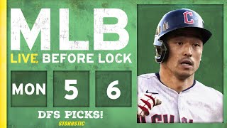 MLB DFS Picks Today 5/6/24: DraftKings & FanDuel Baseball Lineups | Live Before Lock