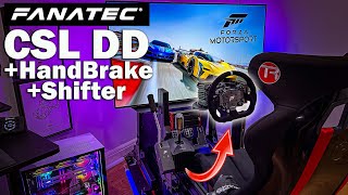Forza Motorsport with Fanatec CSL DD/GT DD Pro + Shifter + Handbrake | BEST RACING SETUP?!