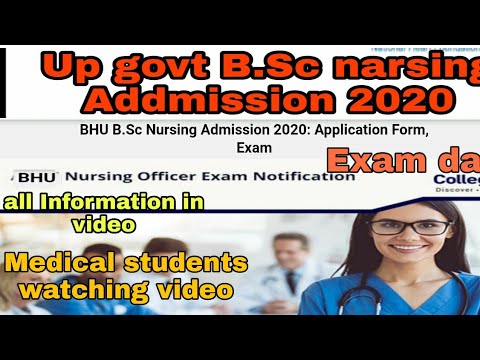 BHU B.Sc Nursing Admission 2020: Application Form, Exam/Up B.sc Nursing ...