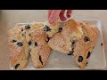 Blueberry Lemon Scones  Super easy!