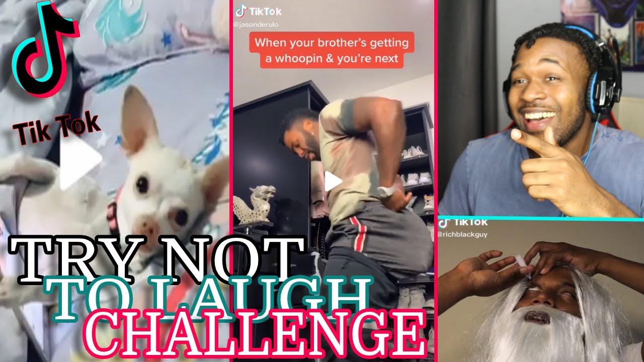 REACTING TO THE FUNNIEST TIK TOKS | TRY NOT TO LAUGH CHALLENGE - YouTube