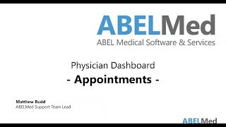 Physician Dashboard - Appointments