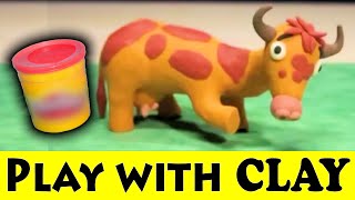 ANIMAL PLAY DOH | Family Sing Along - Muffin Songs