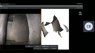 Borescope Measurement Feature: Radius Gauge