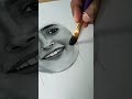 stunning pencil drawing of pooja hegde beautiful telugu heroine art shorts